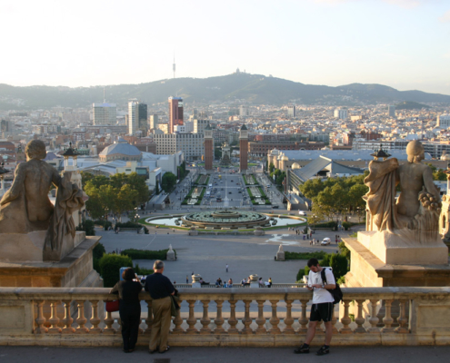 Font Màgica & venezianische Türme, Barcelona, Spanien