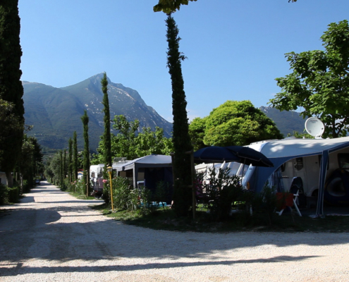Camping Toscolano, Gardasee, Italien