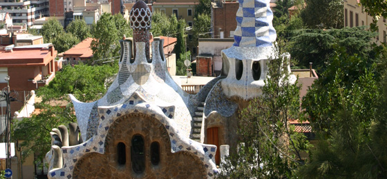 Parc Güell, Barcelona, Spanien