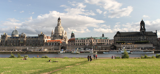 Elbwiesen & Frauenkirche, Dresden