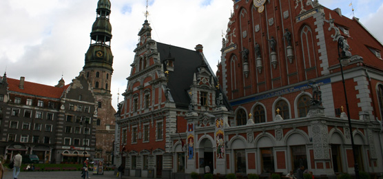 Schwarzhäupterhaus & Petrikirche, Riga, Lettland