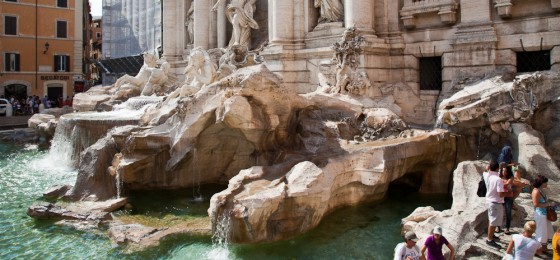 Trevi Brunnen, Rom, Italien